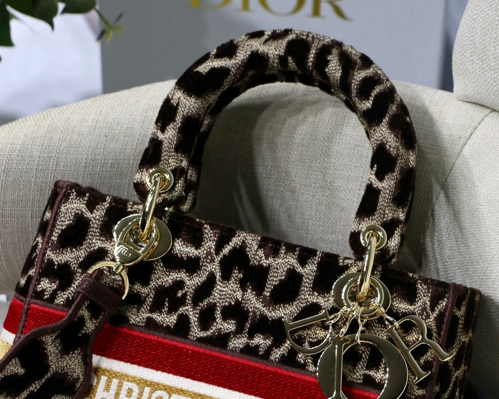 GLAMI MeGLAMIum Lady D-Lite Bag, Leopard Brown Handbags, Crossbody Bags, 24cm CD