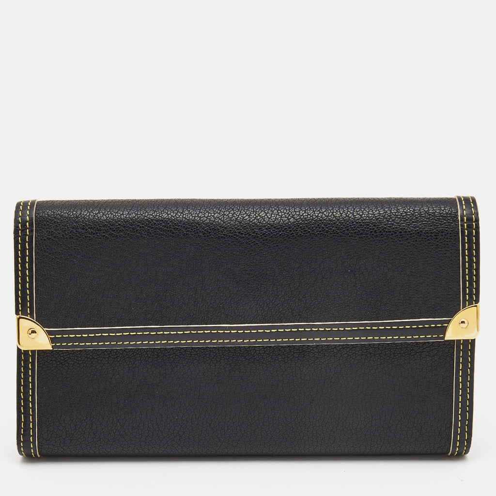 Louis Vuitton  Leather Porte Tresor International Wallet