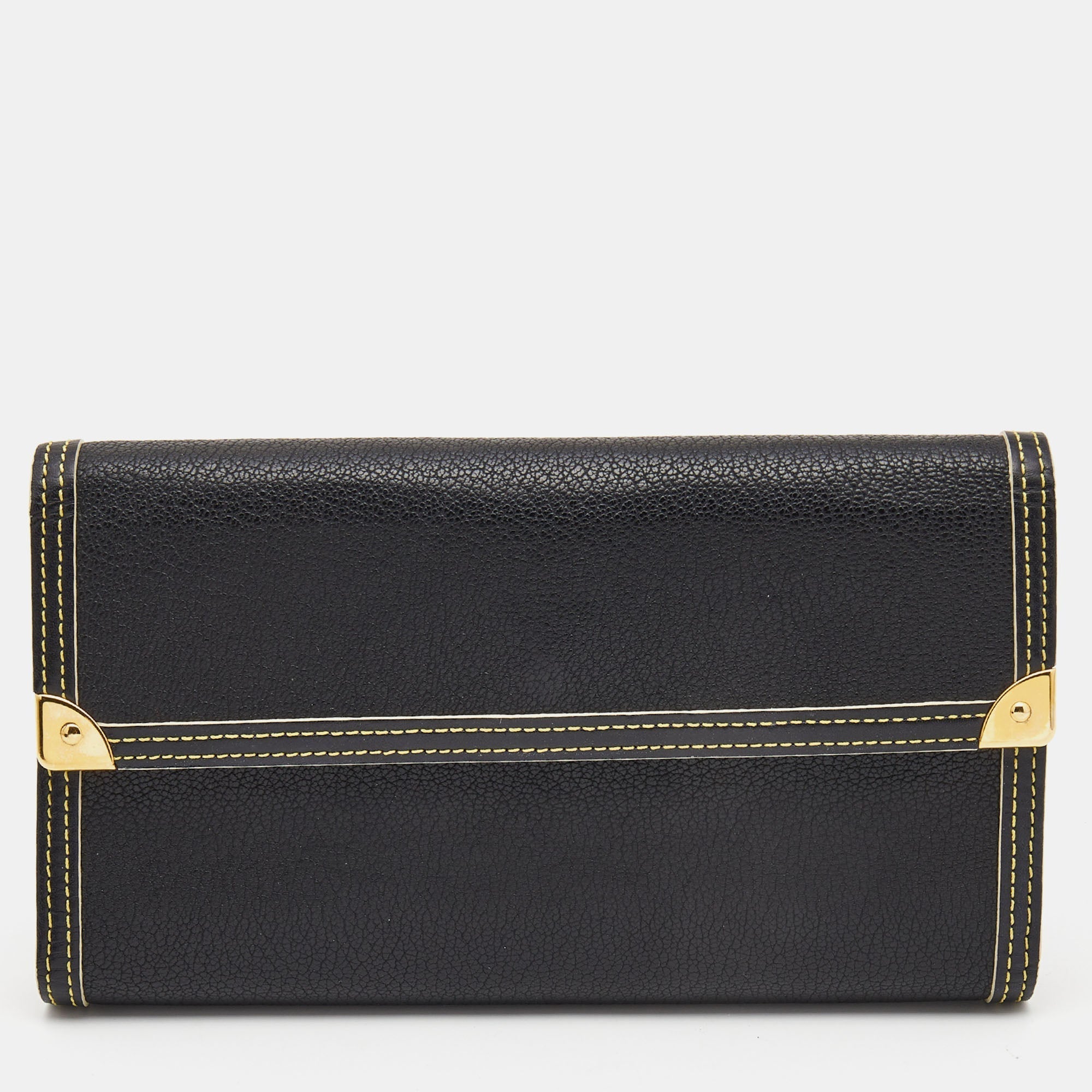 Louis Vuitton  Leather Porte Tresor International Wallet