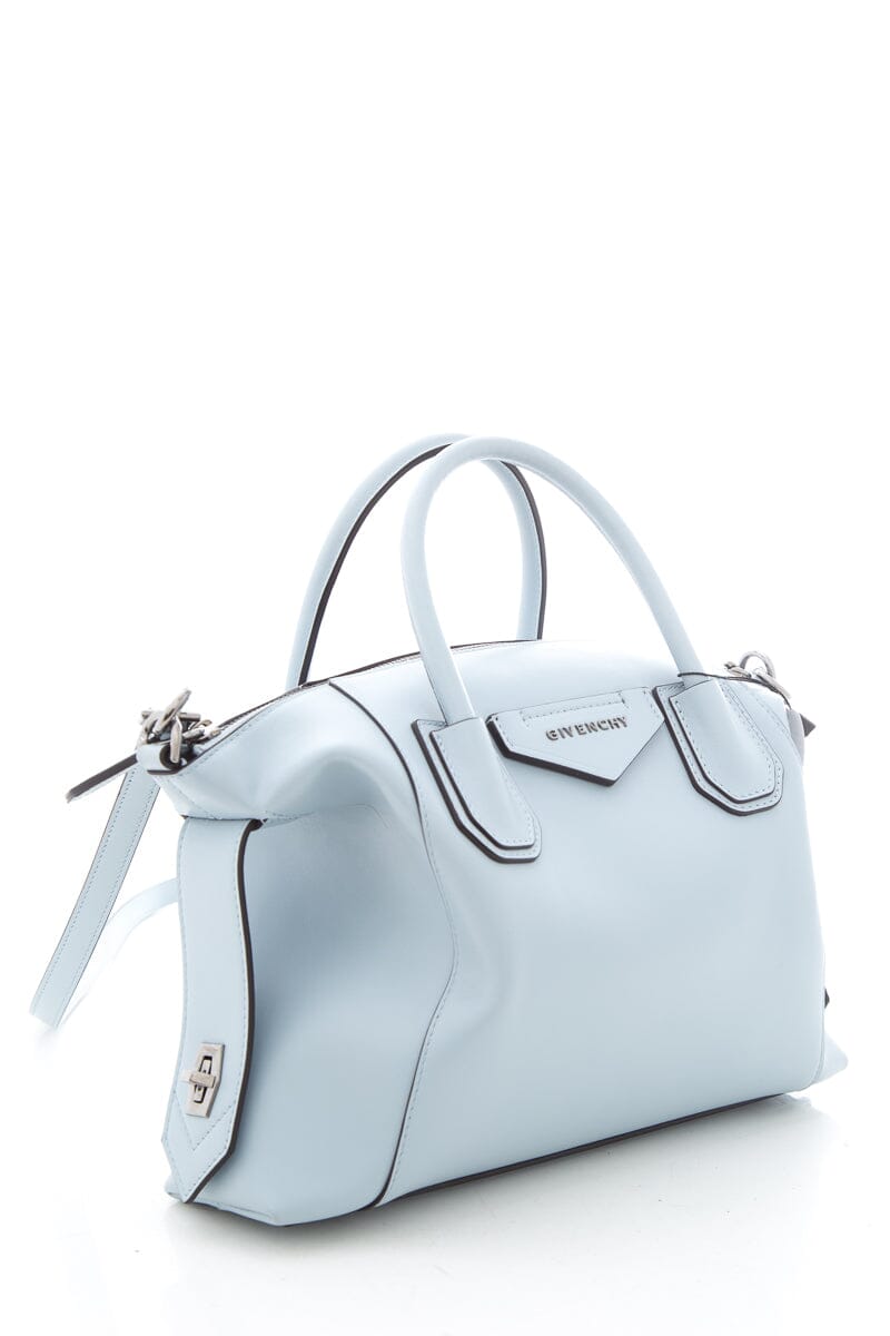 Givenchy Blue Calfskin Soft Antigona Handbag
