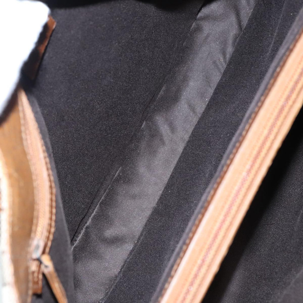 GUCCI GG Canvas Bamboo Hand Bag Beige 112526 91004