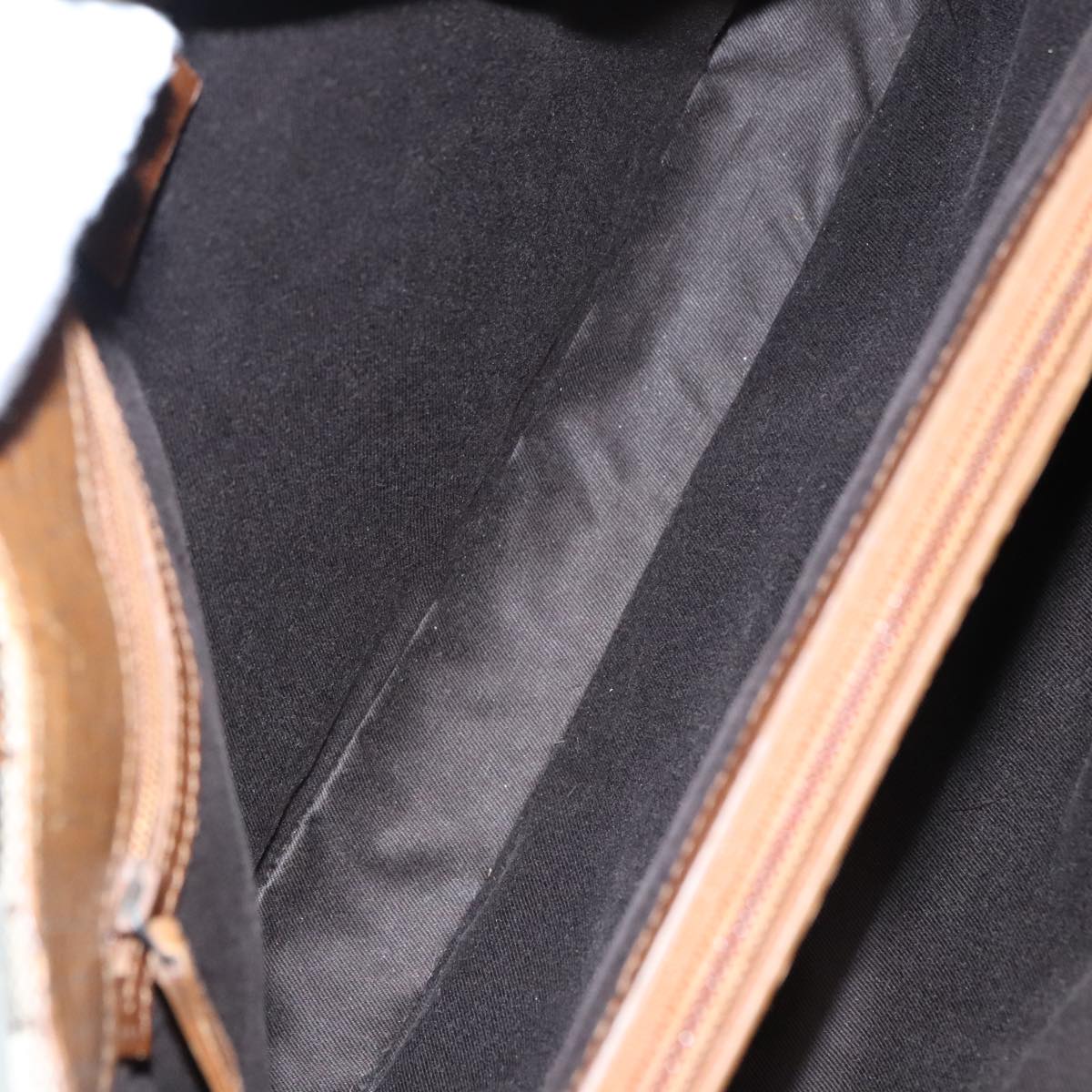 GUCCI GG Canvas Bamboo Hand Bag Beige 112526 91004