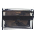 GUCCI Clutch Bag Vinyl Clear Black Silver 039 2058 0719 5 91030