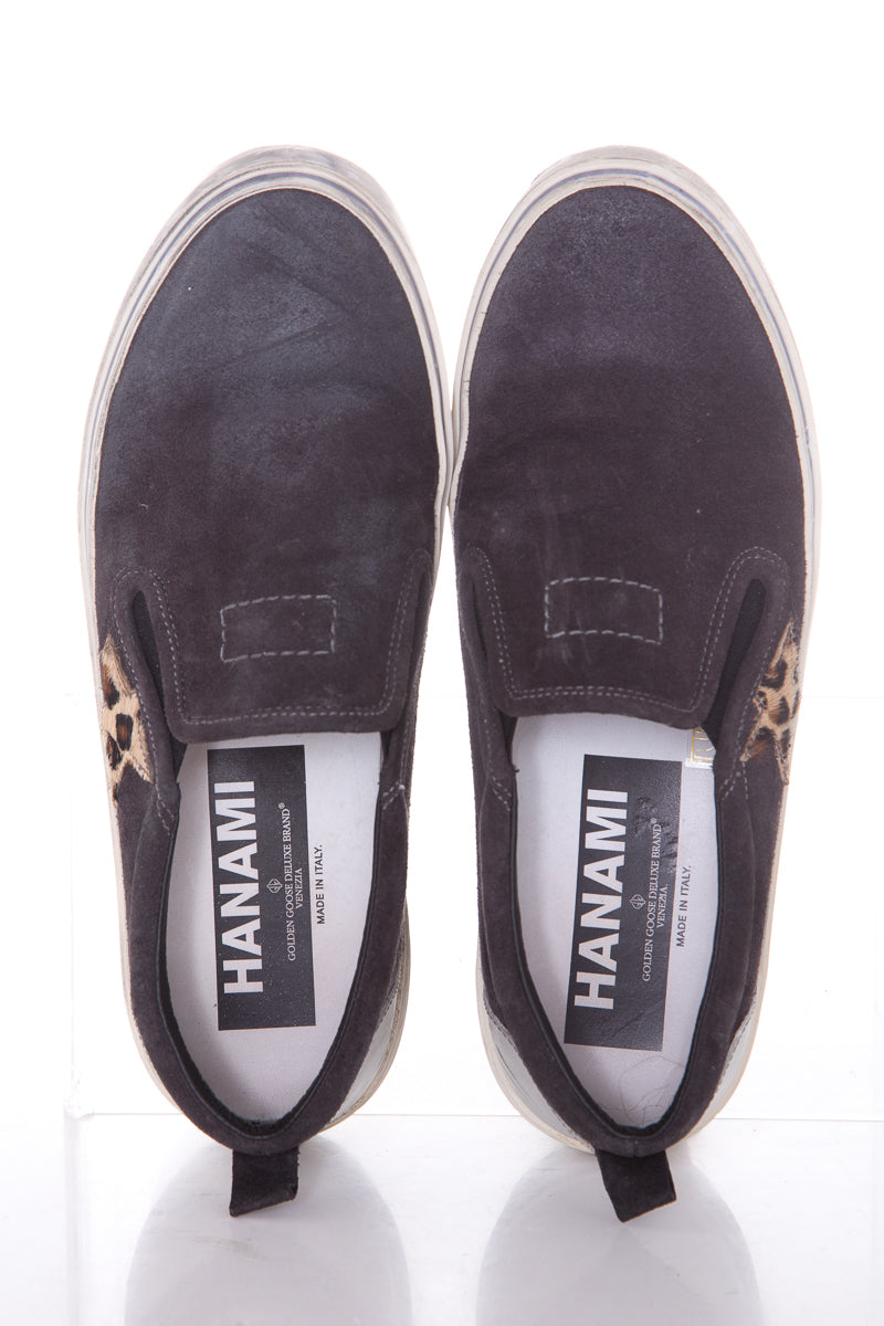 Golden Goose Grey Slip-On Sneakers SZ 41