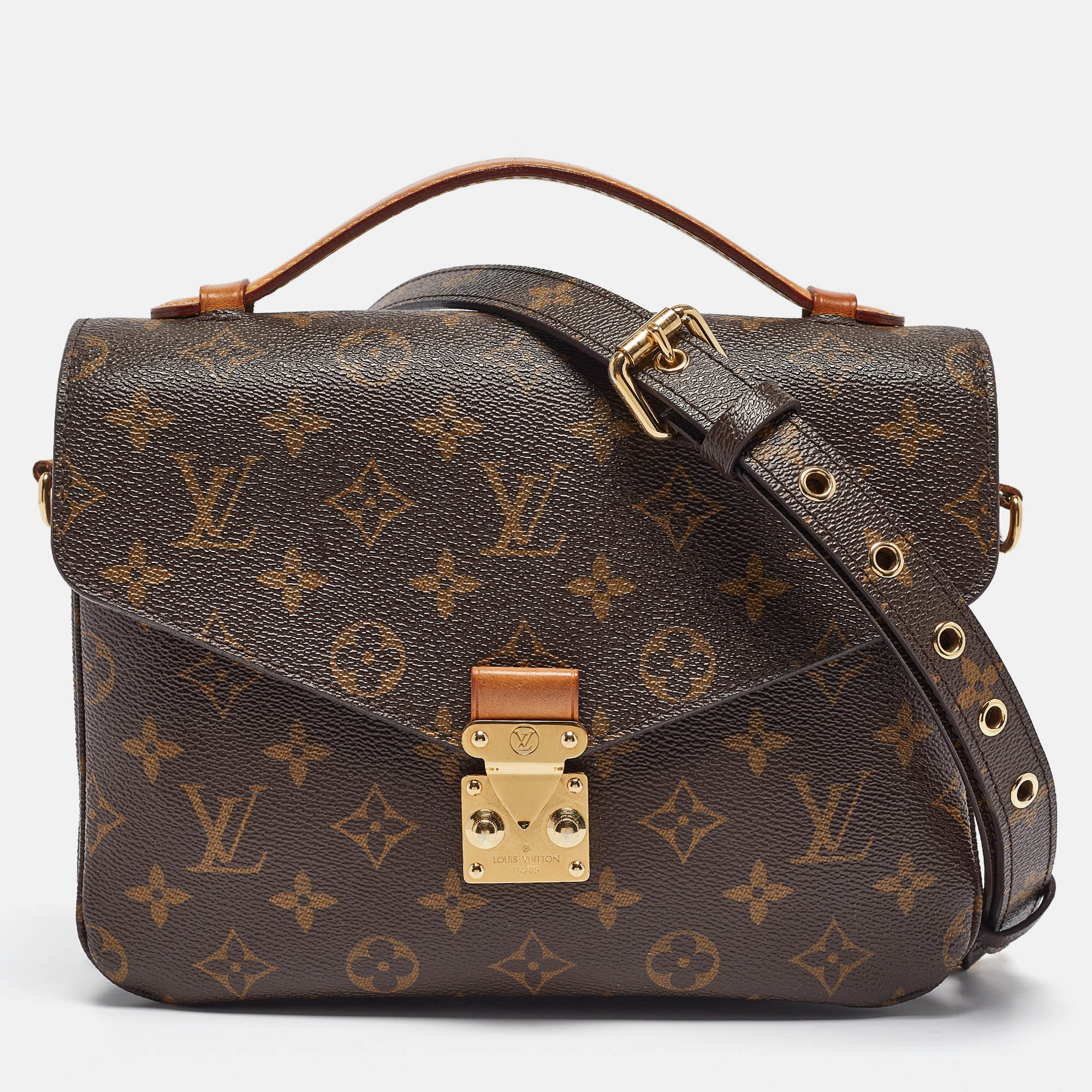 Louis Vuitton Monogram Canvas Pochette Metis Bag..