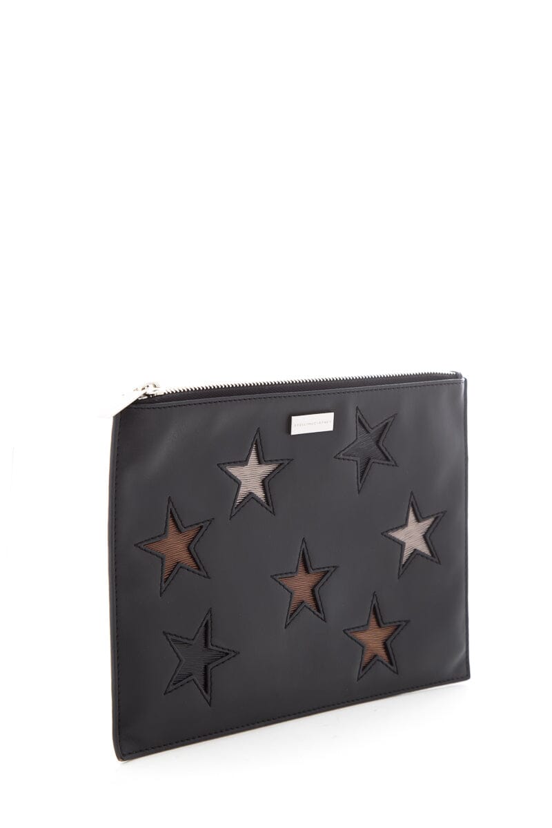 Stella McCartney Black Star Detail Pouch