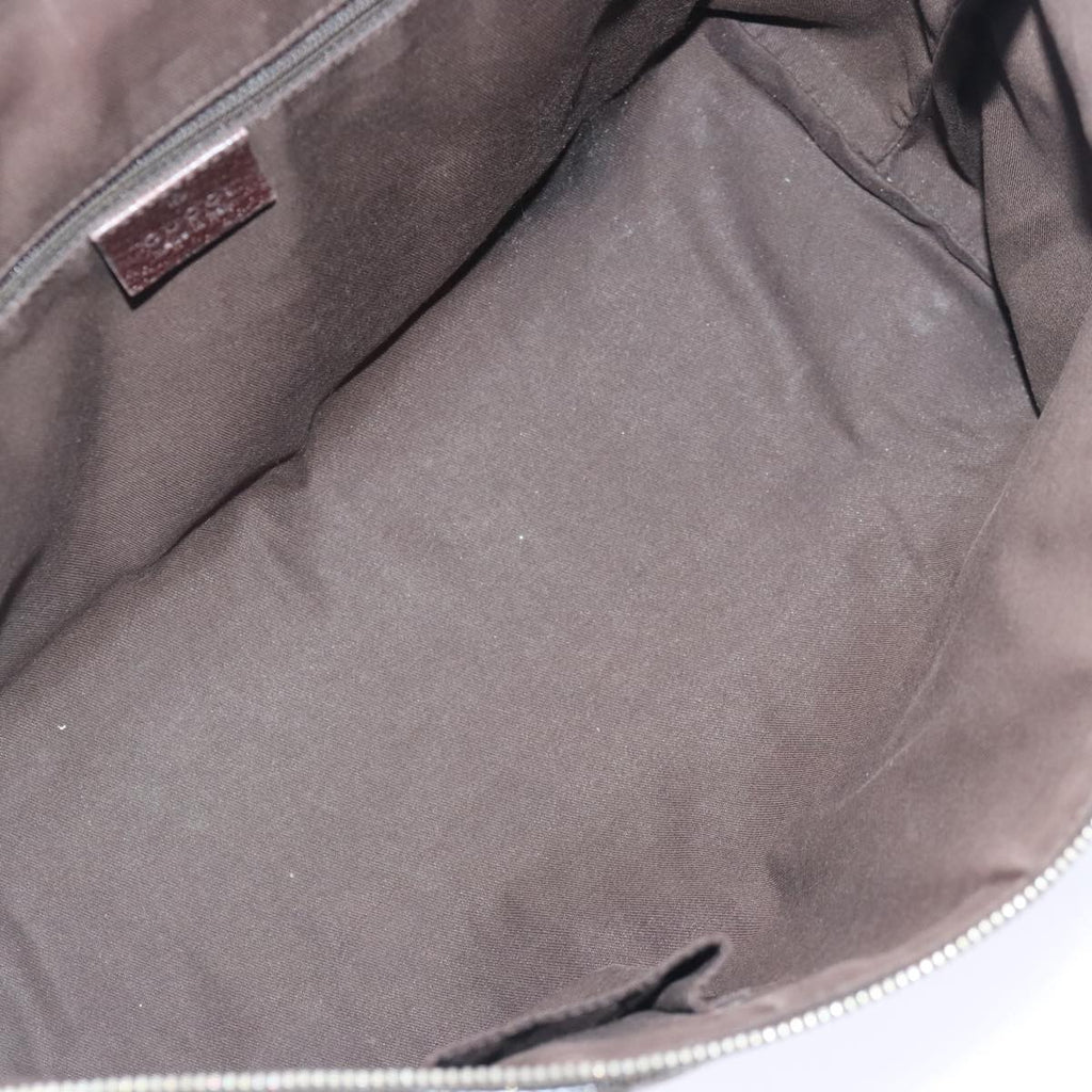 GUCCI GG Canvas Shoulder Bag Beige Gold 141470 91387