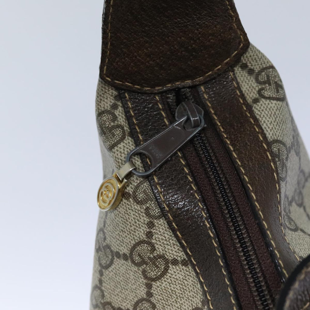 GUCCI GG Supreme Web Sherry Line Shoulder Bag PVC Beige Red 10 2 3840 91389