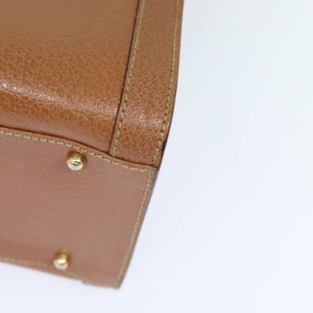 GUCCI Bamboo Hand Bag Leather Brown Gold 002 1186 0260 91413