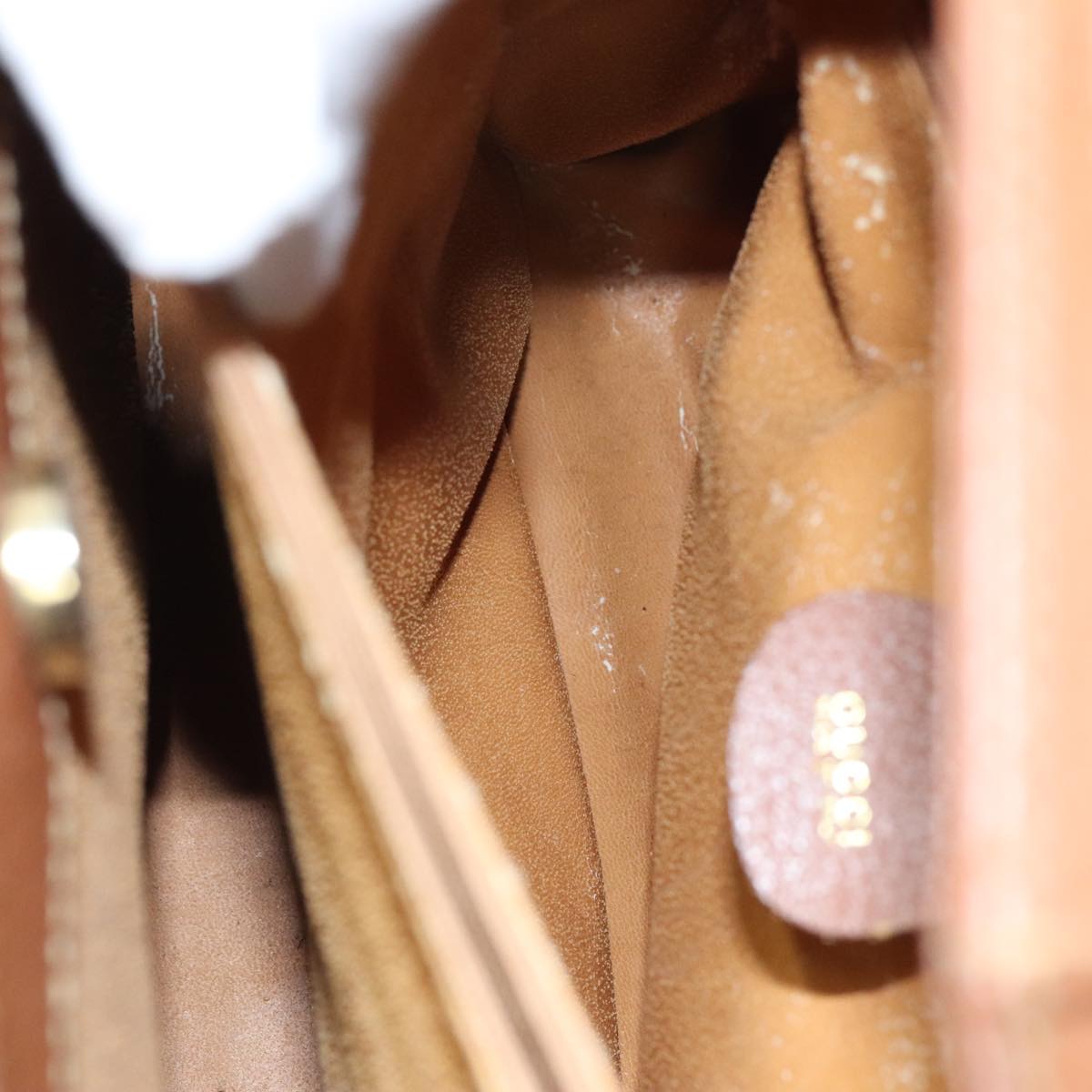 GUCCI Bamboo Hand Bag Leather Brown Gold 002 1186 0260 91413