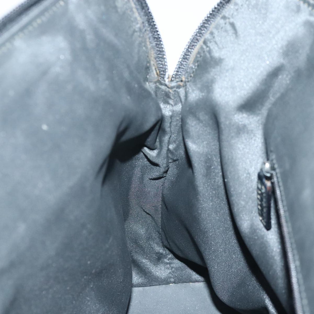 GUCCI GG Canvas Shoulder Bag Nylon Black 91479