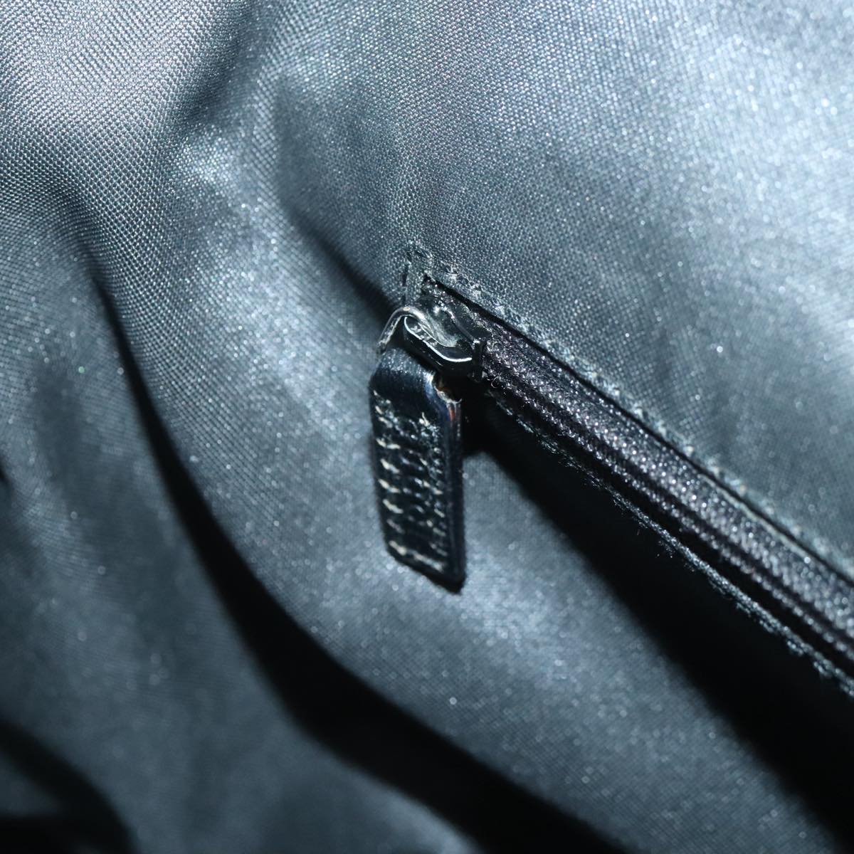 GUCCI GG Canvas Shoulder Bag Nylon Black 91479