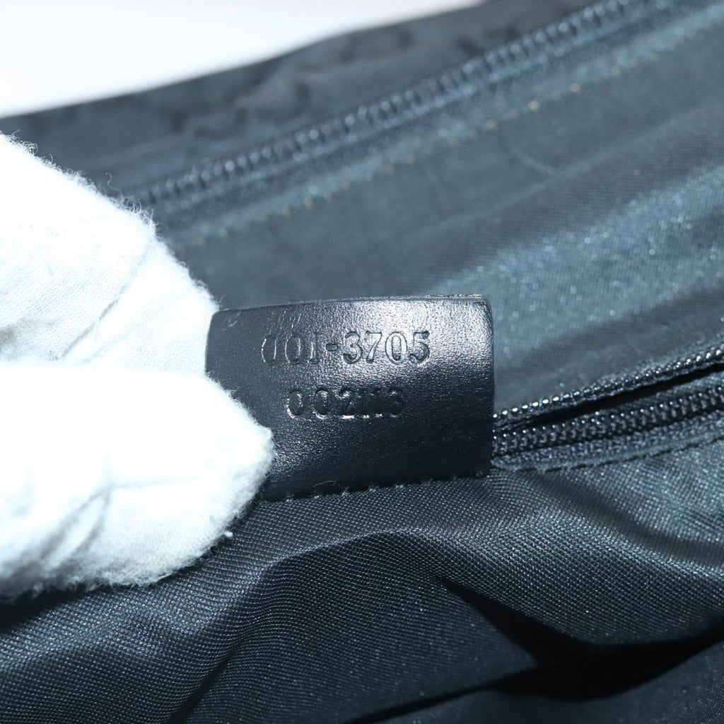 GUCCI GG Canvas Shoulder Bag Nylon Black 91479
