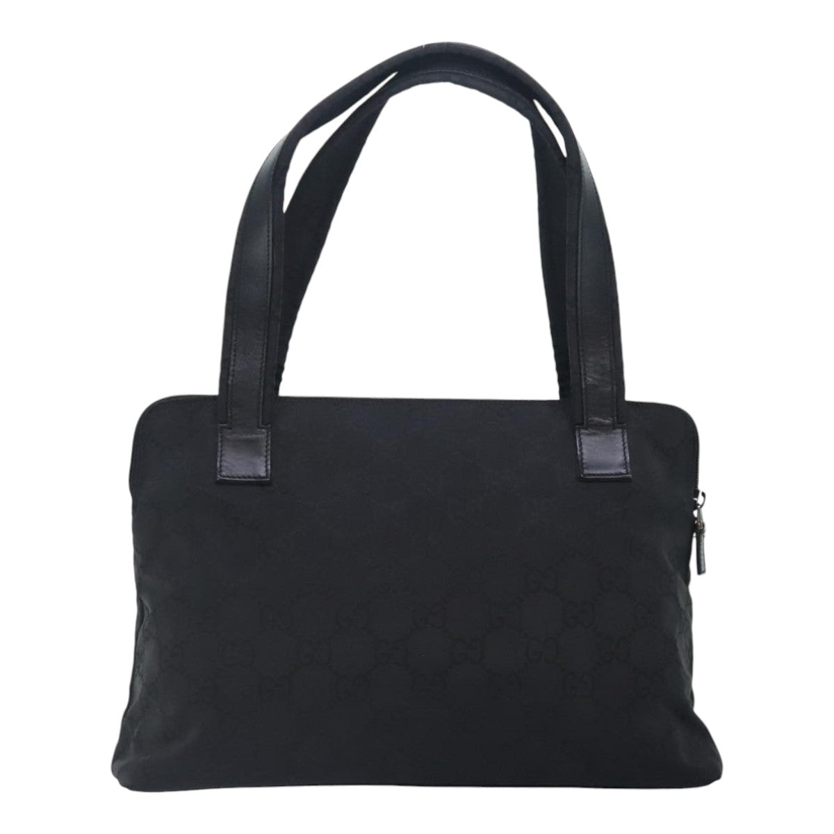 GUCCI GG Canvas Shoulder Bag Nylon Black 91479