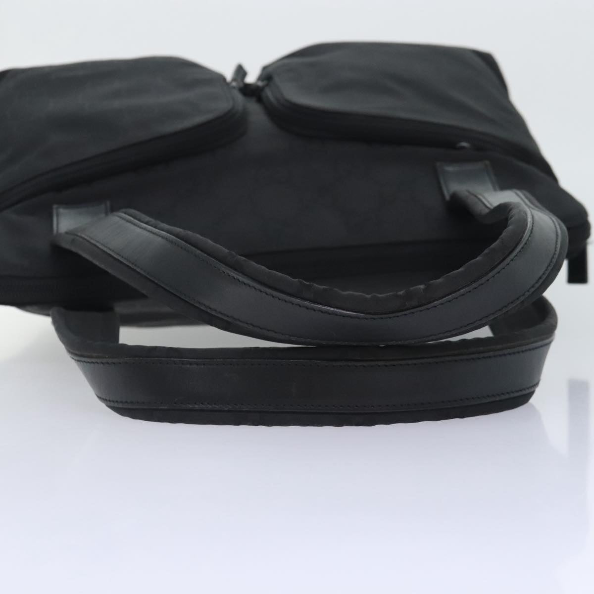 GUCCI GG Canvas Shoulder Bag Nylon Black 91479