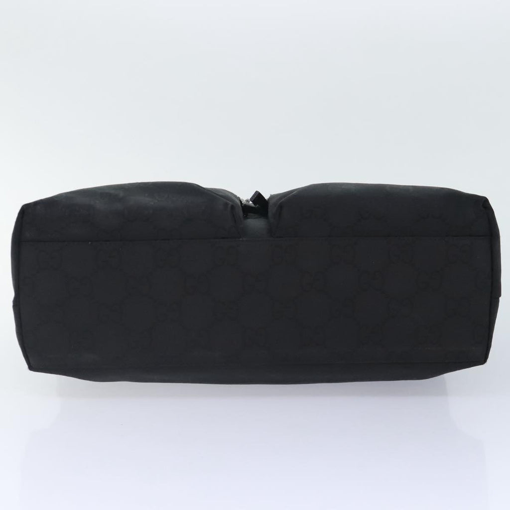 GUCCI GG Canvas Shoulder Bag Nylon Black 91479