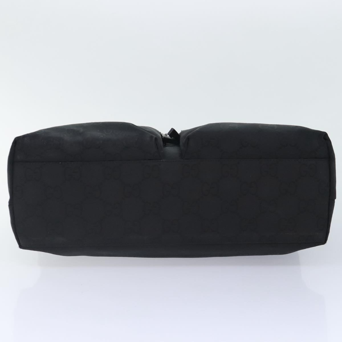 GUCCI GG Canvas Shoulder Bag Nylon Black 91479