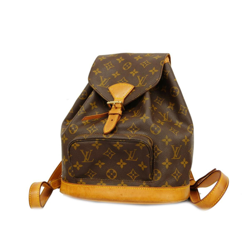 Louis Vuitton Montsouris Mm  Canvas Backpack Bag ()