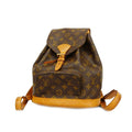 Louis Vuitton Montsouris Mm  Canvas Backpack Bag ()