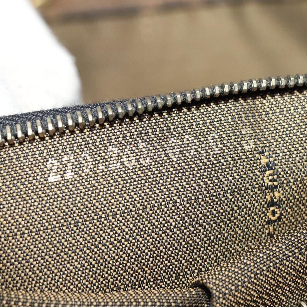 FENDI Zucca Canvas Backpack Brown Black gold 91551