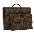 FENDI Zucca Canvas Trunk Brown 91631