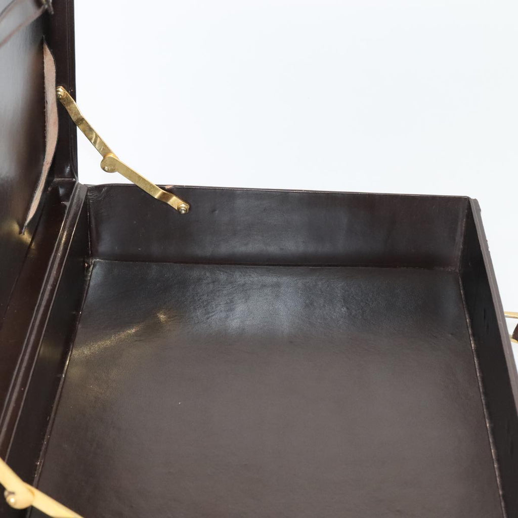 FENDI Zucca Canvas Trunk Brown 91631