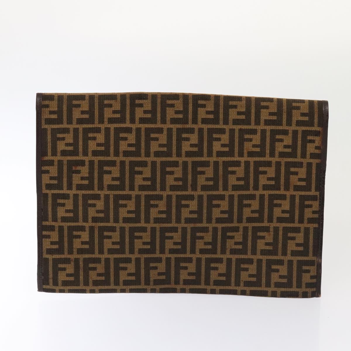 FENDI Zucca Canvas Trunk Brown 91631