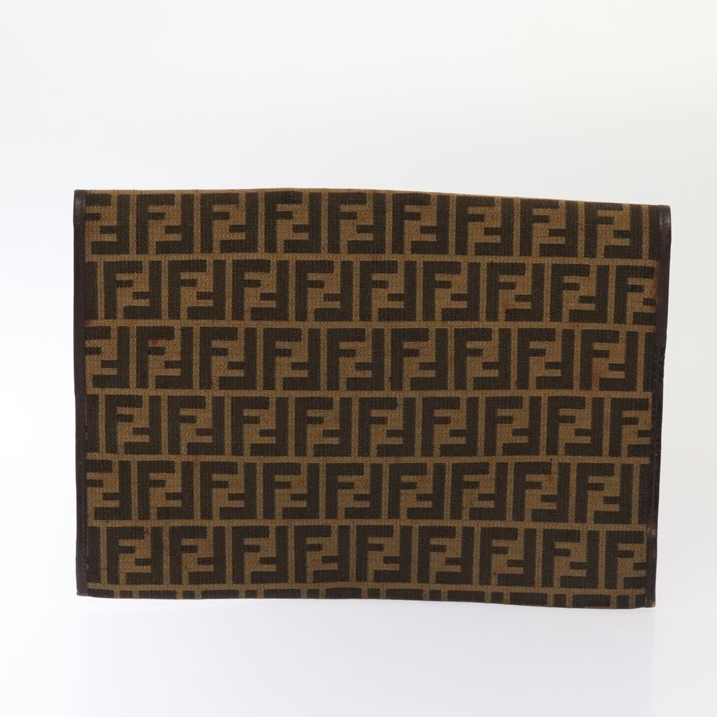 FENDI Zucca Canvas Trunk Brown 91631