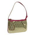 FENDI Zucchino Canvas Accessory Pouch Gold 91634