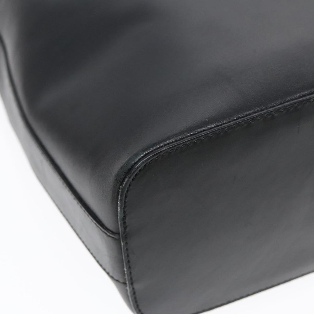 GUCCI Shoulder Bag Leather Black Silver 001 3814 91702