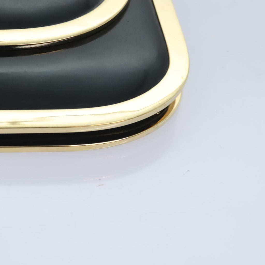 GUCCI Shoulder Bag Leather Black Gold 001 2058 1764 0 91830