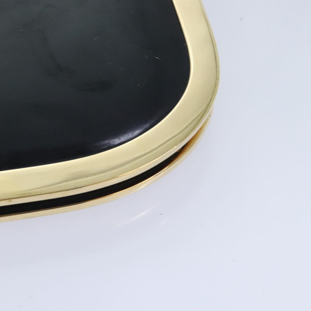 GUCCI Shoulder Bag Leather Black Gold 001 2058 1764 0 91830