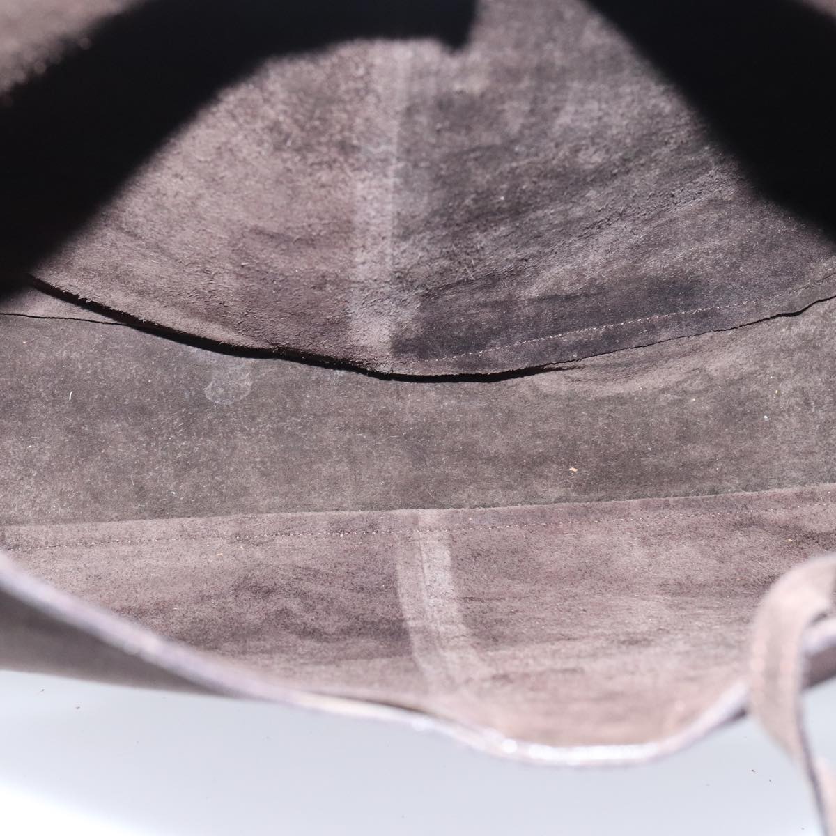 GUCCI Shoulder Bag Suede Brown Silver 001 2853 1991 5 91839
