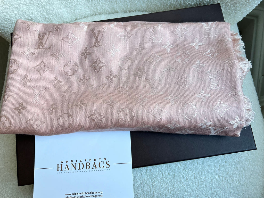 Louis Vuitton Pink Monogram Shawl (RRP £450)