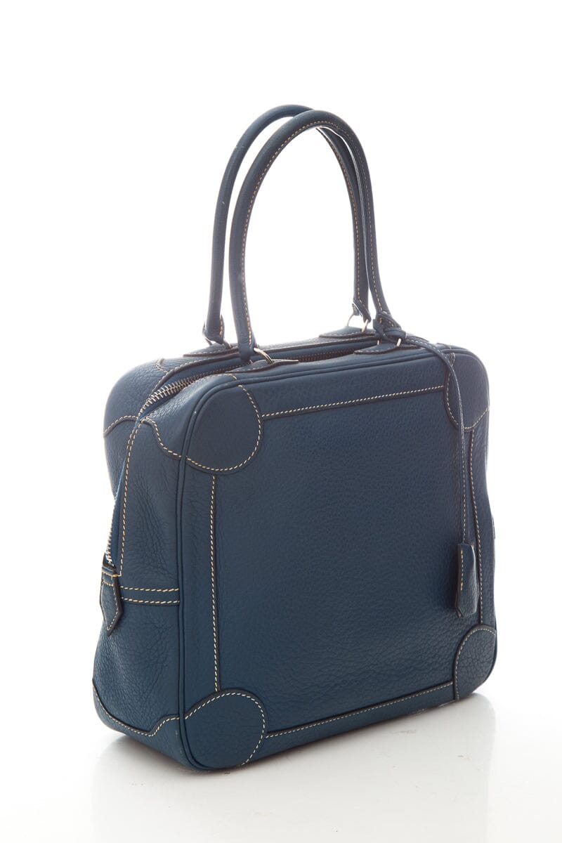HermÃƒÆ’Ã‚Â¨s OMNIBUS PM  Blue Jean Togo Tote