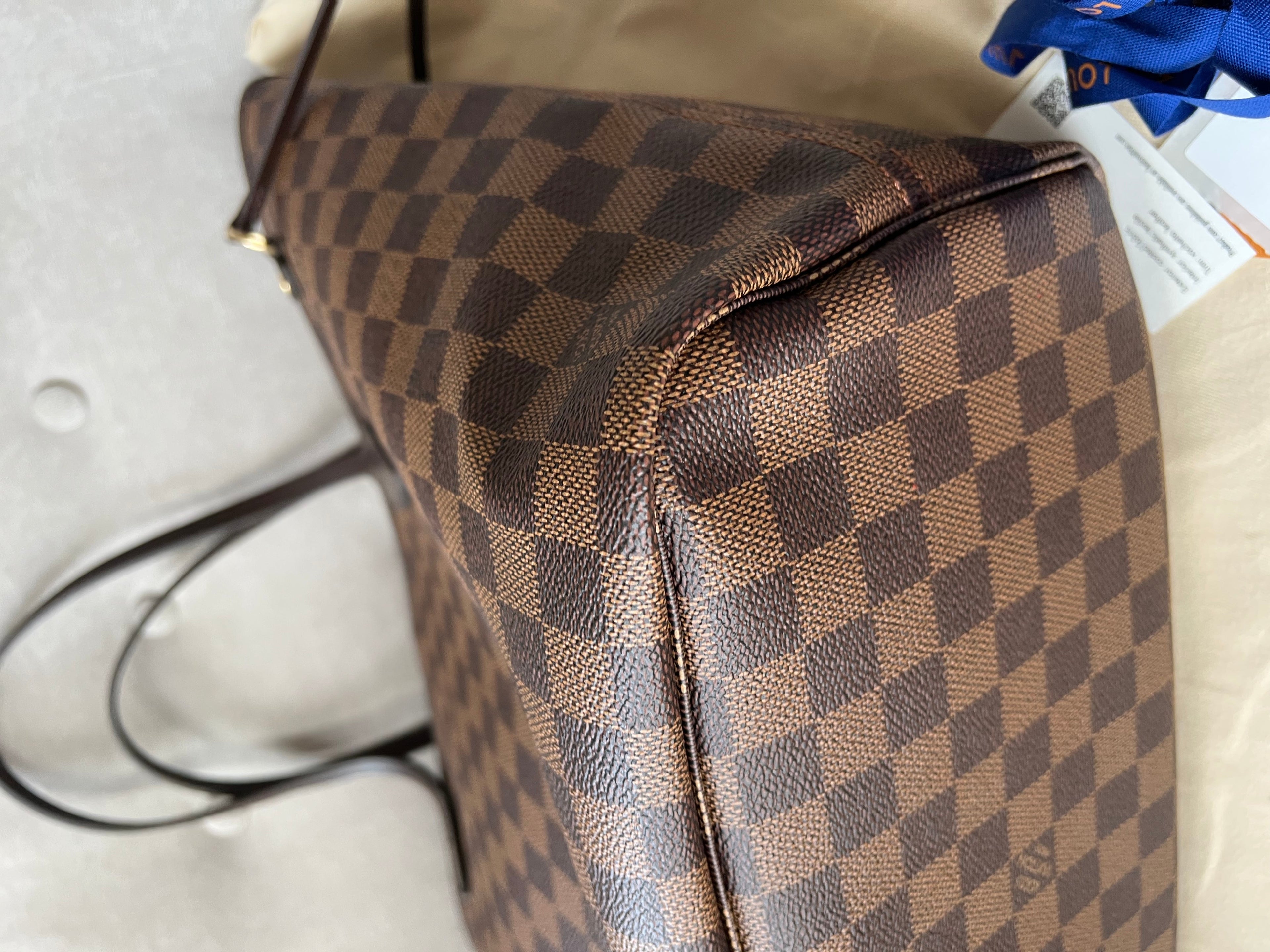 Louis Vuitton Neverfull MM Damier Ebene Cherry Interior (RRP £1,410)