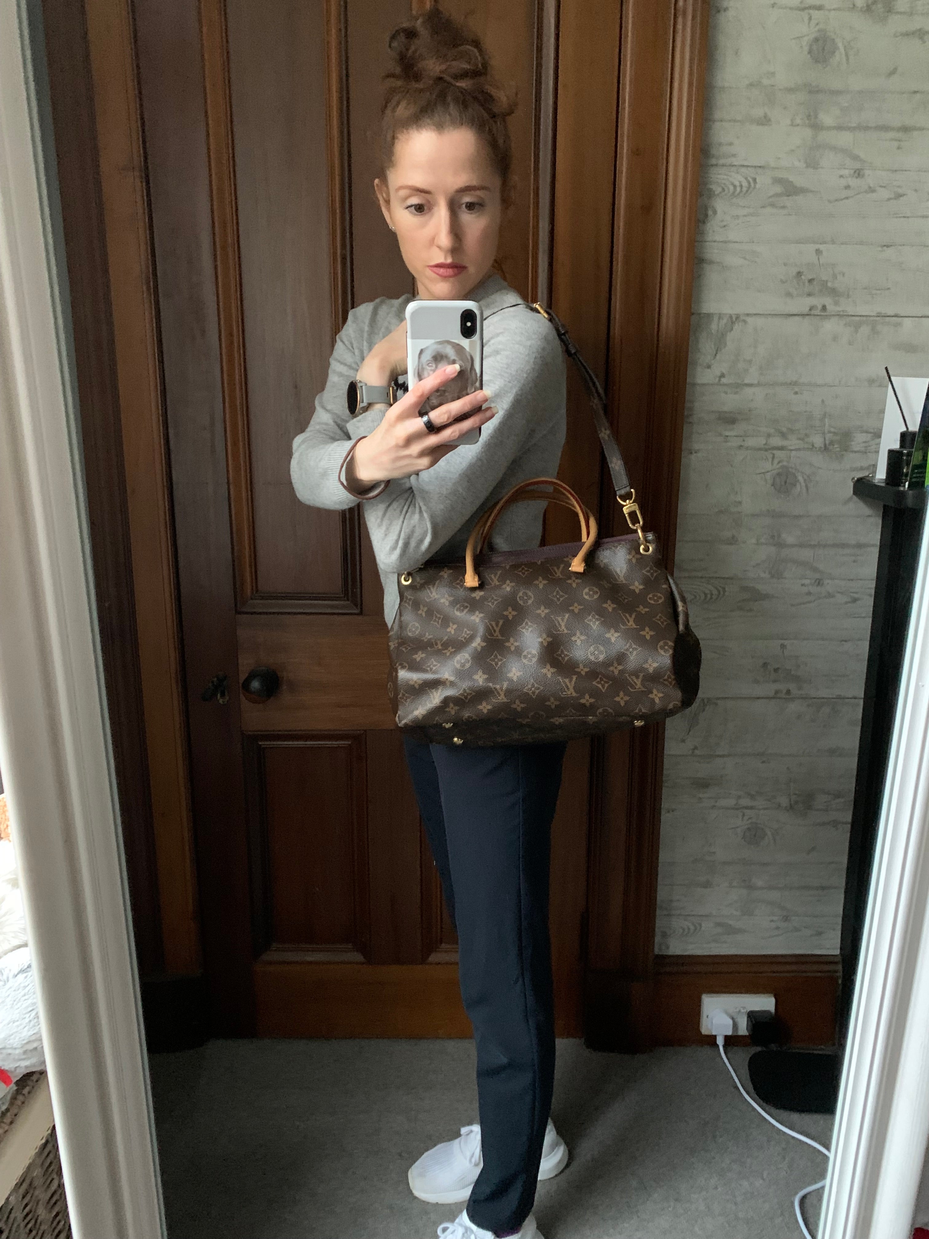 Louis Vuitton Pallas Tote in Monogram and Grape (RRP £1960)