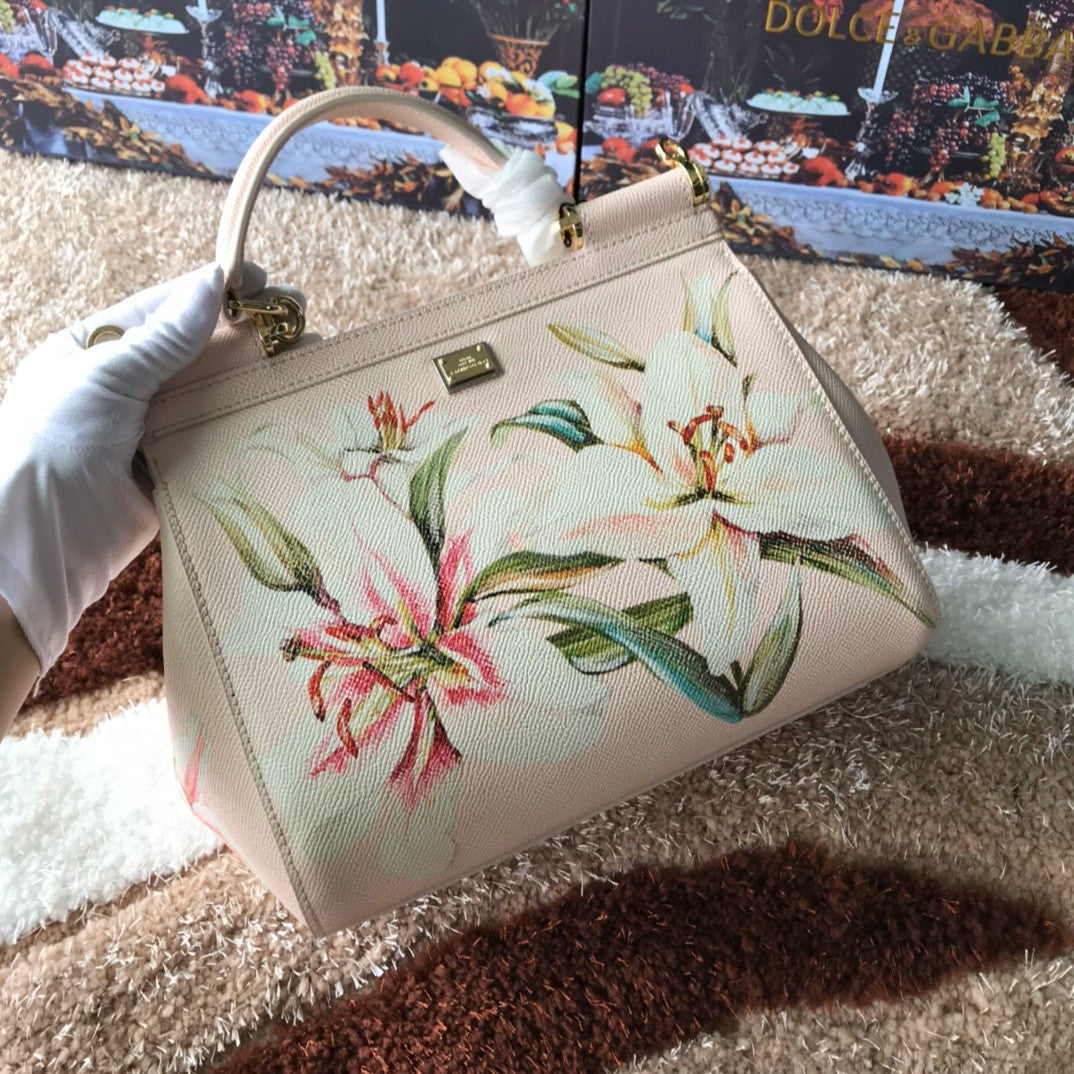 GLAMI MeGLAMIum Sicily Handbag Unique Print Motifs Muticolour For Women 10.2in/26cm GLAMI