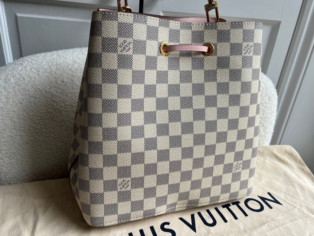 Louis Vuitton Neo Noe Damier Azur Rose Poudre (RRP £1,610)