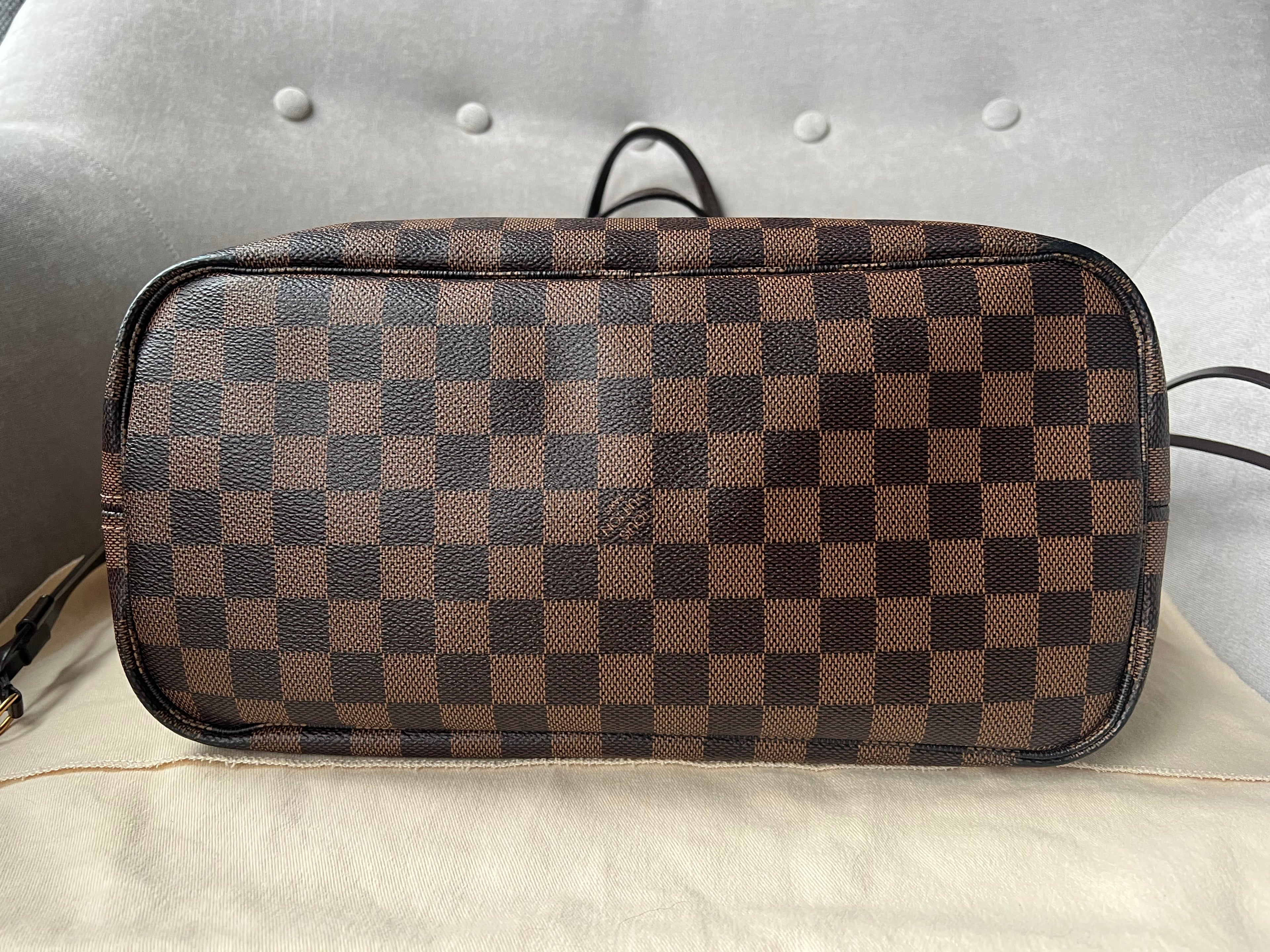 Louis Vuitton Neverfull MM Damier Ebene Cherry Interior (RRP £1,410)
