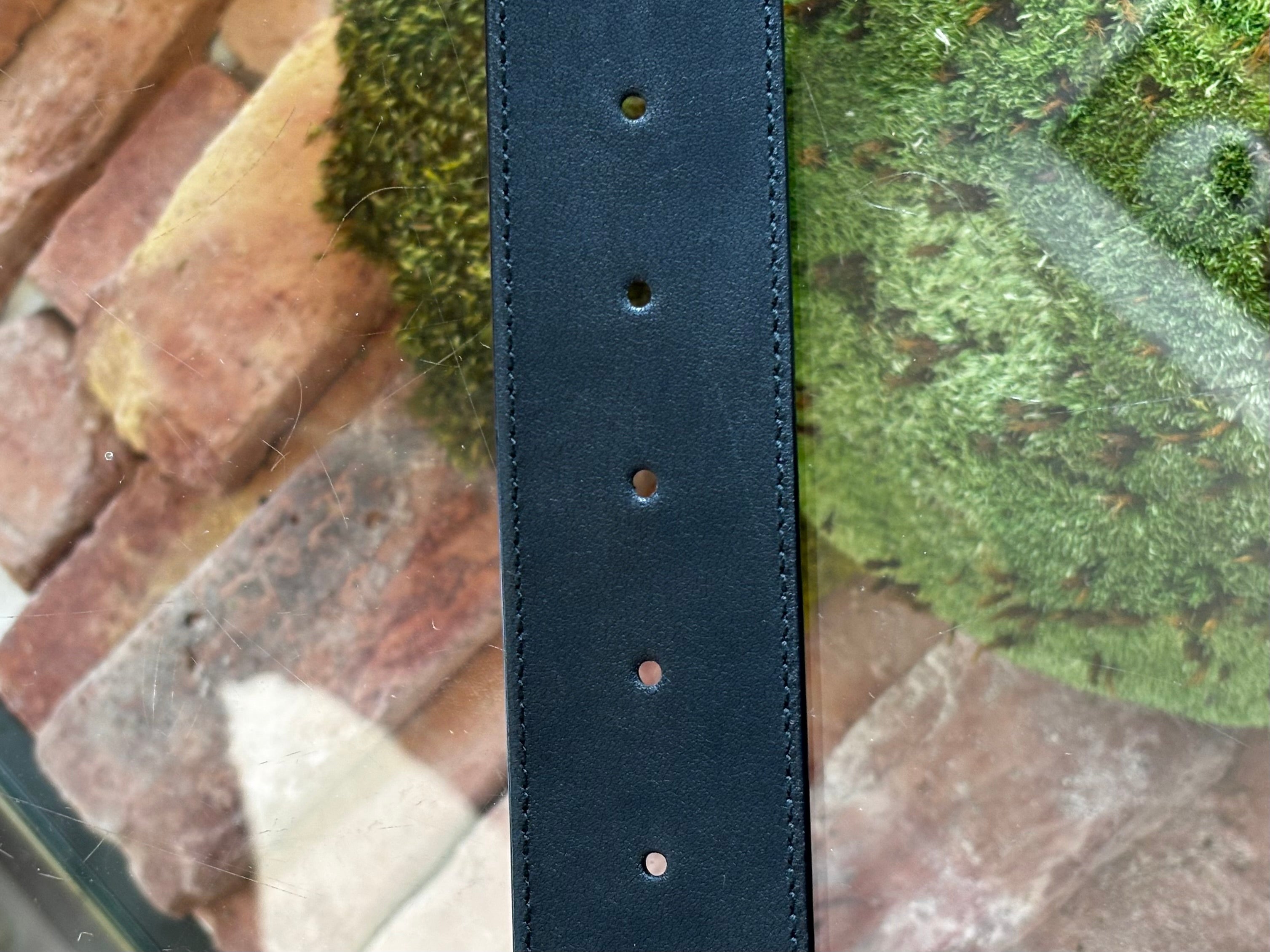 GUCCI Black GG Marmont Belt Sz 85/34