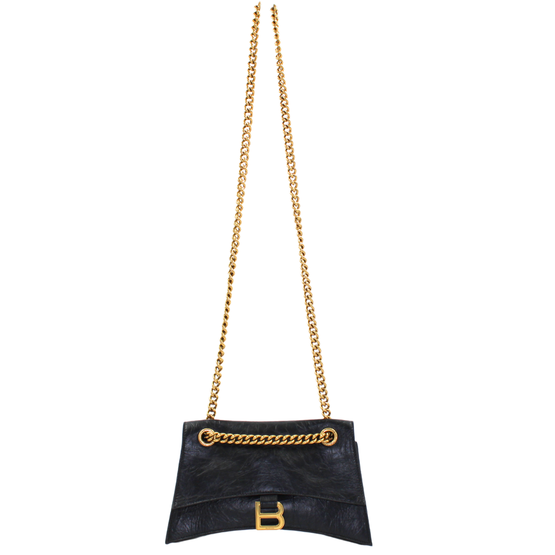 Balenciaga Crush Small Quilted Chain Bag