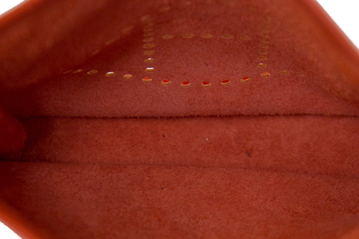 HermÃƒÆ’Ã‚Â¨s Orange Evelyne TPM Epsom  Handbag