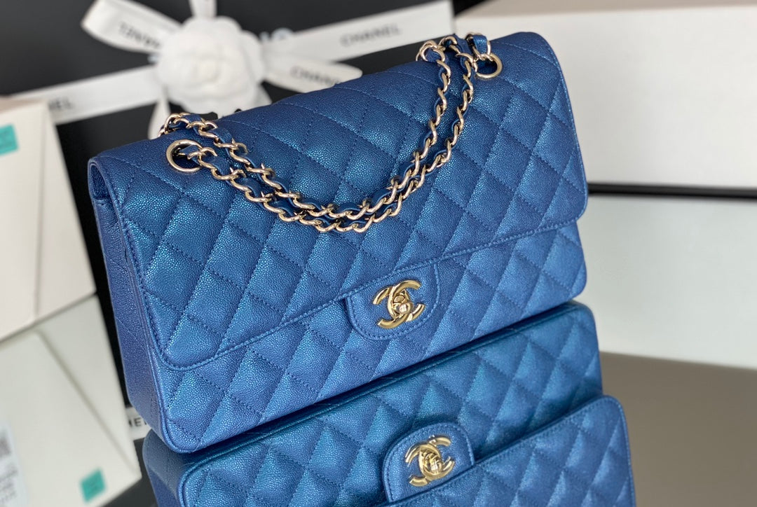CHL Classic Handbag 26cm Blue For Women A01112