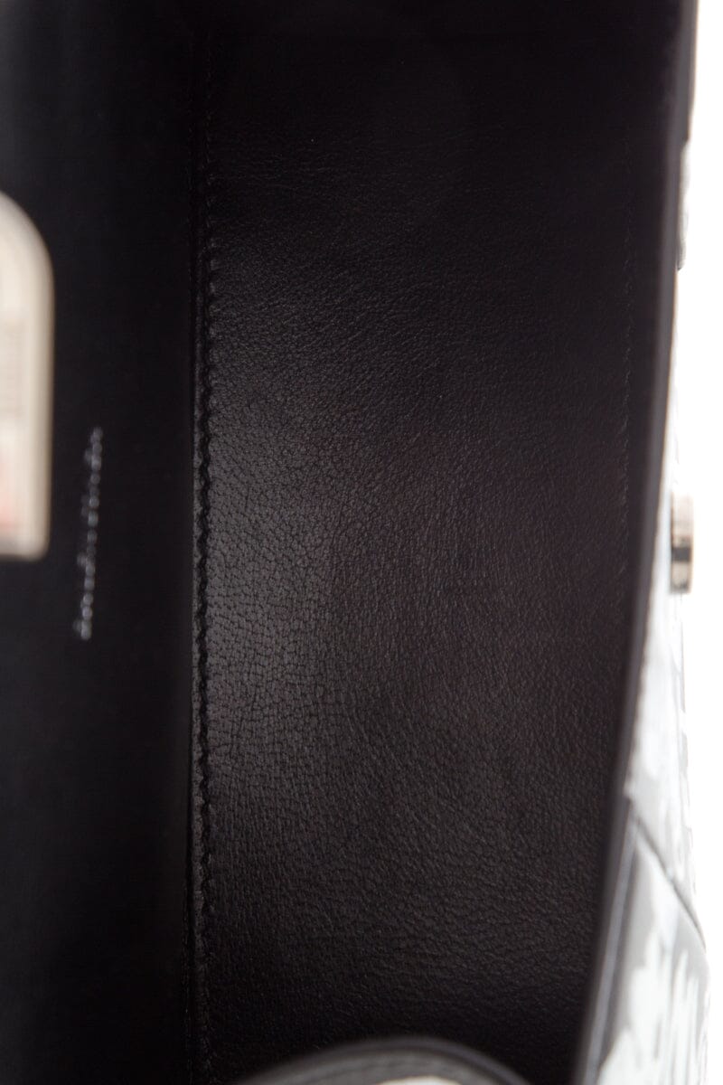 Balenciaga Black & White Hourglass Graffiti Handbag