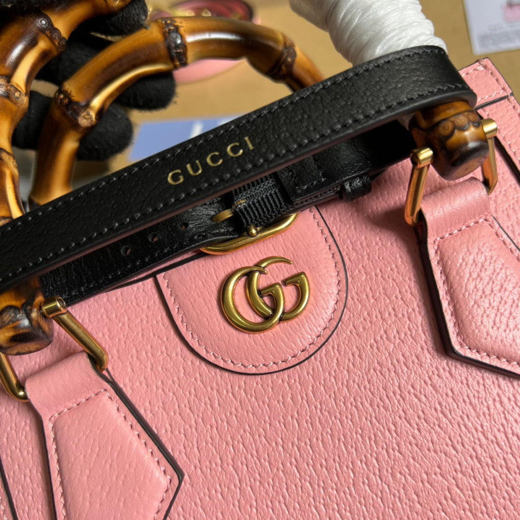 gg Diana Mini Tote Bag Pink For Women, Women’s Bags 7.9in/20cm gg ‎702732 U3ZDT 5479