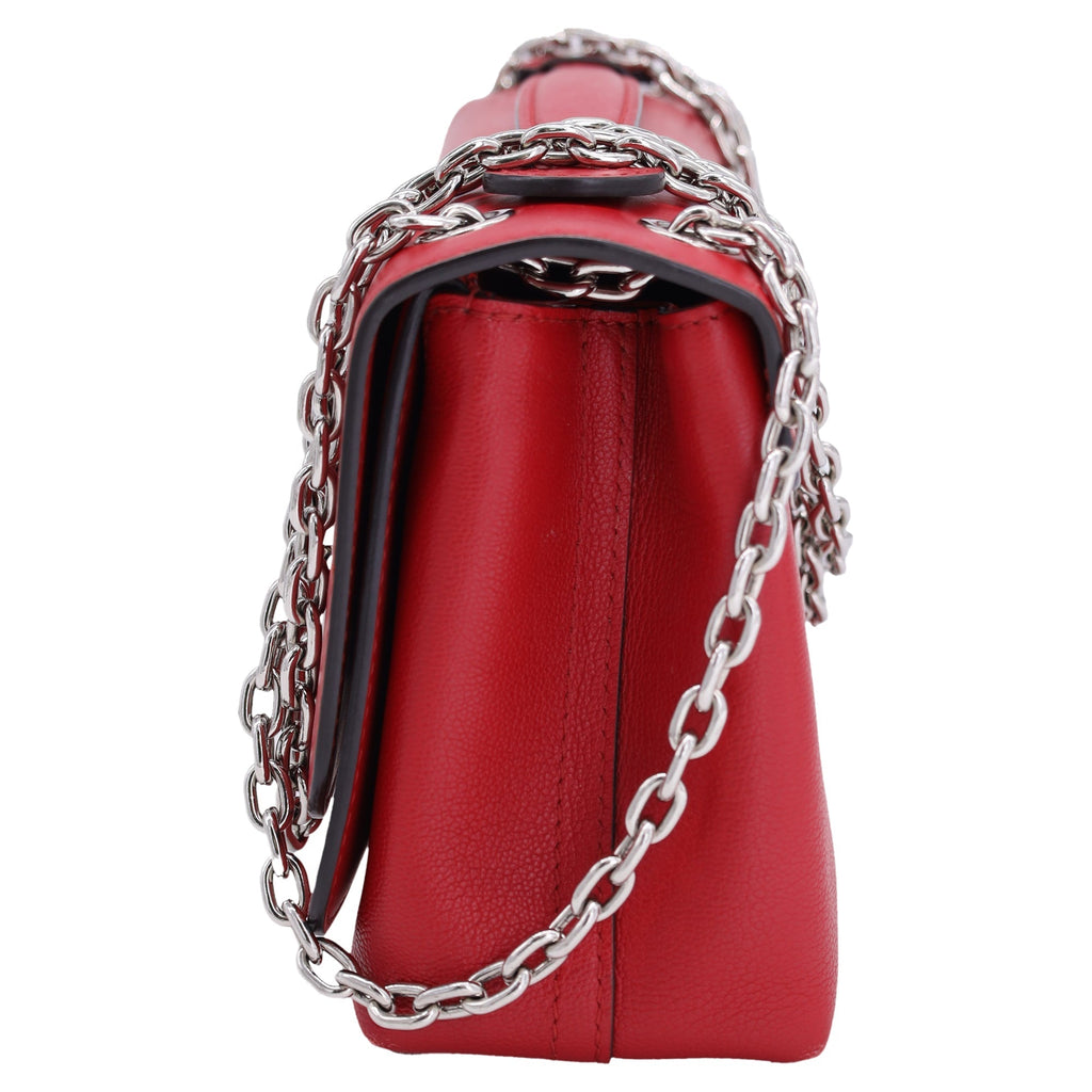 Louis Vuitton Rubis Monogram Very Chain Shoulder Bag in  Red Calfskin Leather