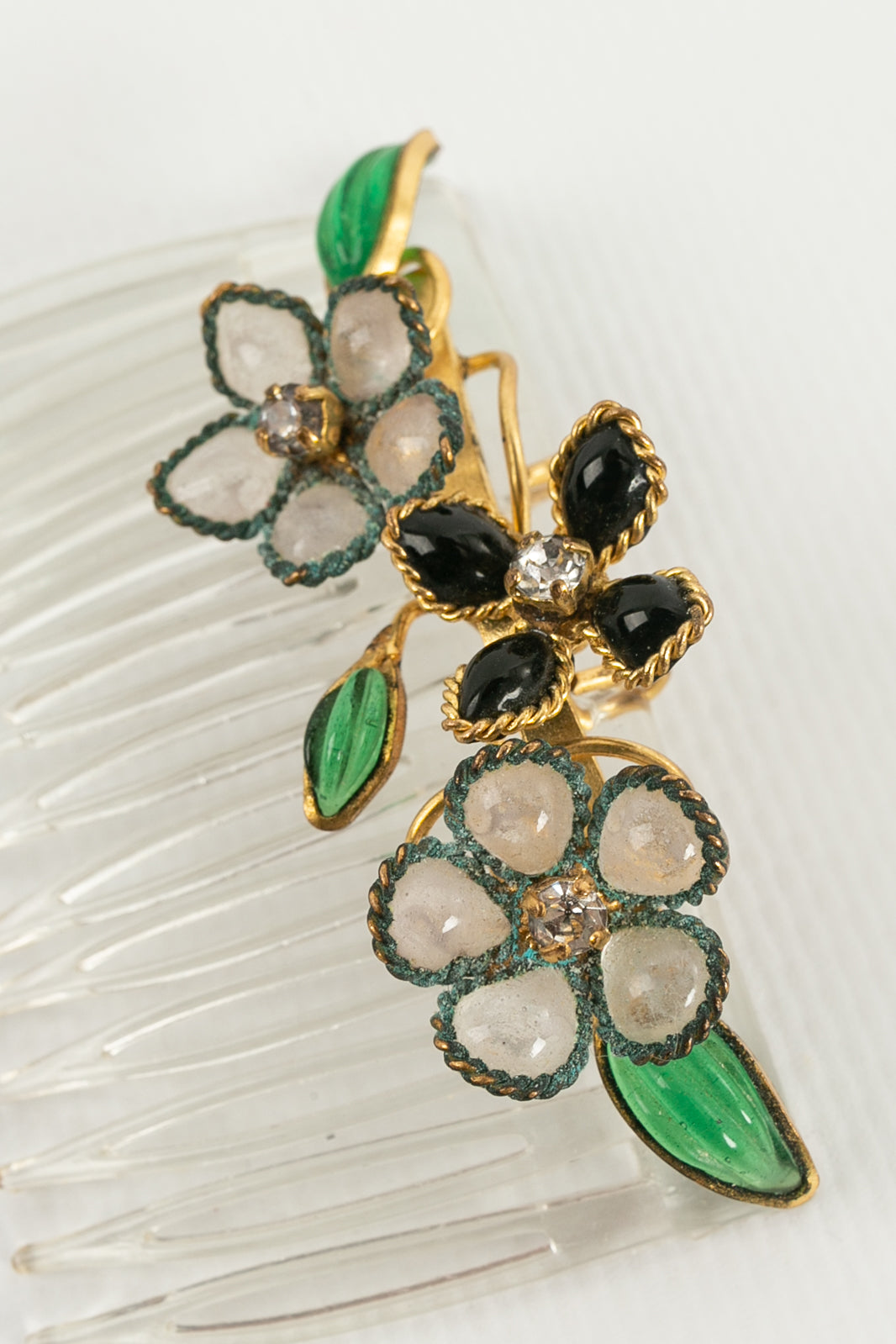 Peigne bijou en pÃƒÆ’Ã‚Â¢te de verre