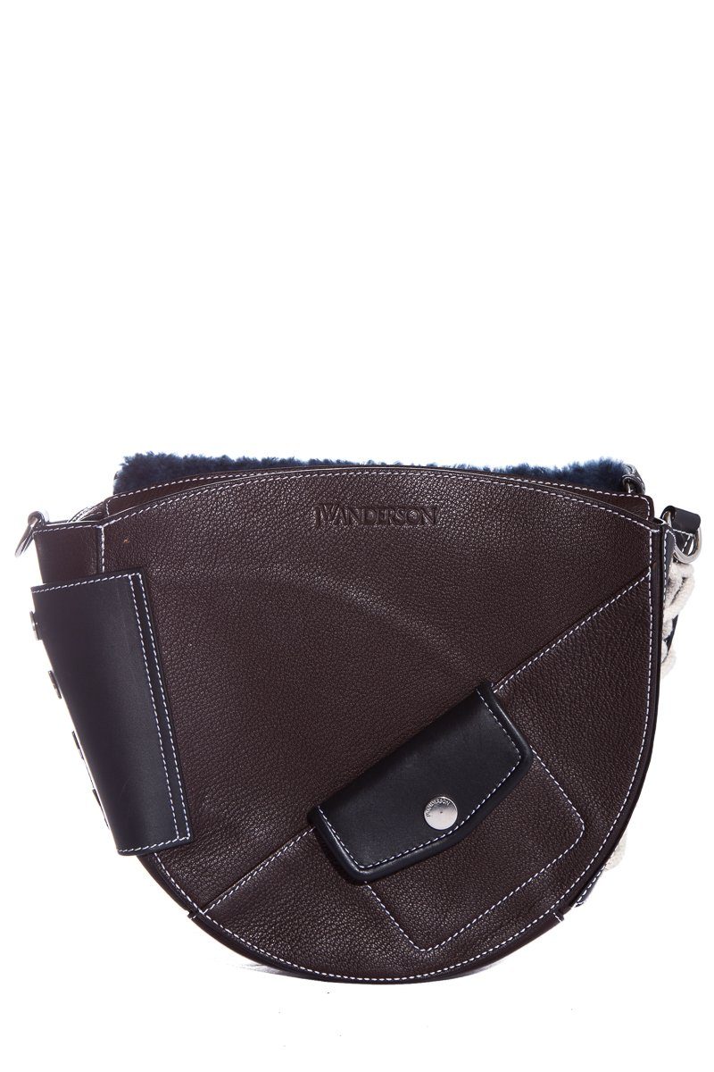 J.W. Anderson Brown Suede Handle Bag