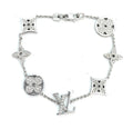 LOUIS VUITTON 18K White Gold 1.40ctw Diamond Idylle Blossom Bracelet